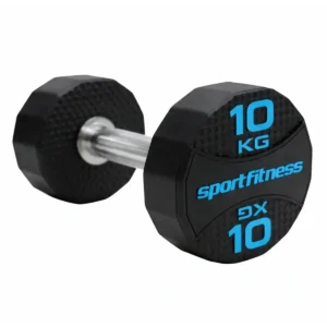 Mancuerna Encauchetada de Gimnasio 10 kilos Apexgrif Sportfitness