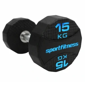 Mancuerna Encauchetada de Gimnasio 15 kilos Apexgrif Sportfitness